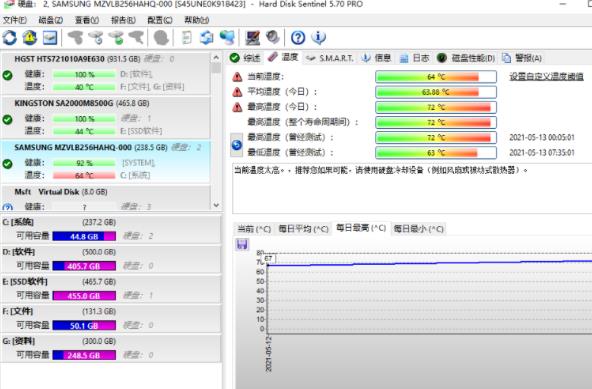 硬盘哨兵简体中文版 v2.10 硬盘检测工具